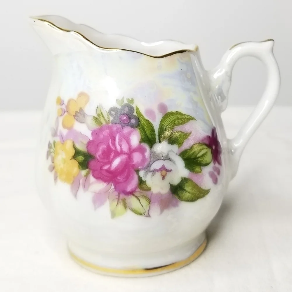 Vintage Floral Porcelain Tea Set, Made in Japan